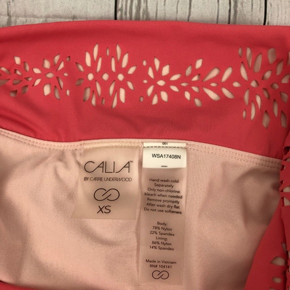 CALIA Laser Cut Foldover Bikini Bottom NWOT - Picture 2 of 8